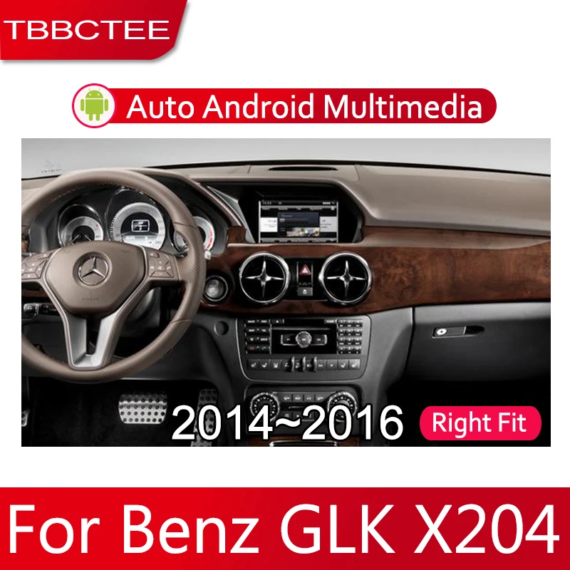 Cheap Car Android System 1080P IPS LCD Screen For Mercedes Benz GLK X204 2014~2016 Car Radio Player GPS Navigation BT WiFi AUX 5