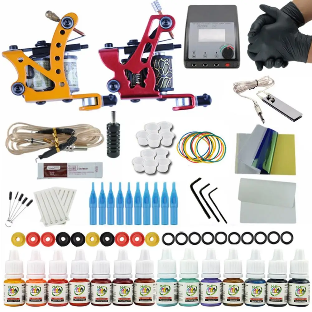 

XY Fancy Tattoo Tools Set Double Tattoo Machine Pigment Tattoo Accessories