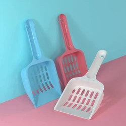 Pelle à litière en plastique pour chats, fournitures de nettoyage de sable pour chats, pelle à litière de grande valeur, outil de nettoyage pour animaux de compagnie, toilettes pour chats 