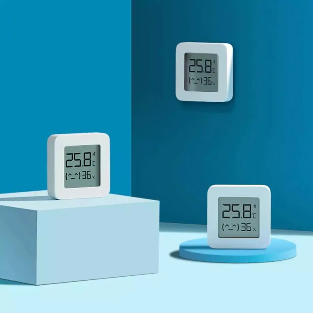 Thermometer Hygrometer Xiaomi Smart LCD Screen Digital Thermometer 2 Mijia Bluetooth Temperature Humidity Sensor Moisture Meter Mijia App