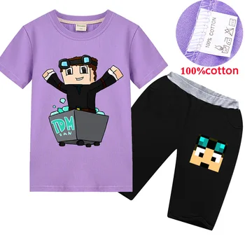 

2020 New Summer Boys Clothing Sets Children T-shirt Short Sleeve +Pants Set Two Pieces Set Kids Baby Boys Clothes3 610 16Years