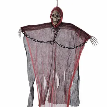 

Halloween Decorations Scary Halloween Ghost Decorations Halloween Hanging Ghost Prop Hanging Skeleton Flying Ghost