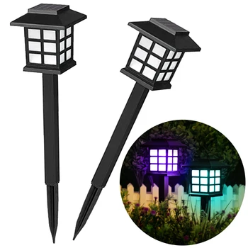 

2 Pcs Quality Solar Garden Light Built-In Light Sensor Powered Light Waterproof Solar Light For Outdoor Garden Pathway Lawn