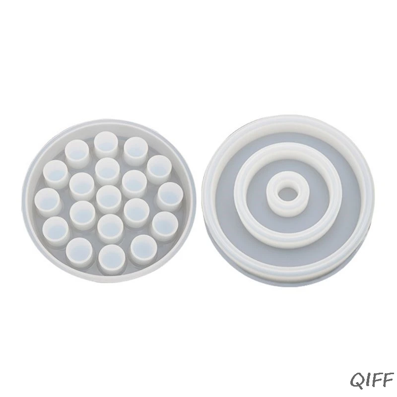 

DIY Handmade Crystal Silicone Mold Epoxy Pigment Bottle Lipstick Storage Box UV Glue Resin Molds