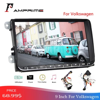 

AMPrime 2 din Car Multimedia Player Touch screen Car Autoradio Radio For Volkswagen/Golf Mirrorlink Universal Video Mp5 Player