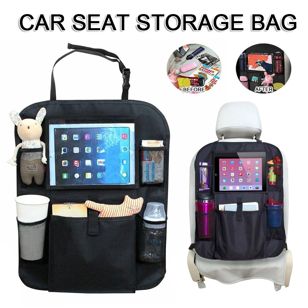 Car Interior Multifunction Chair Back Seat Storage Bags Organisers for