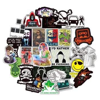 

50Pcs Developer Docker Stickers Hacker Programming Jave For For Luggage Skateboard Laptop Motorcycle PVC Sticker For Kid