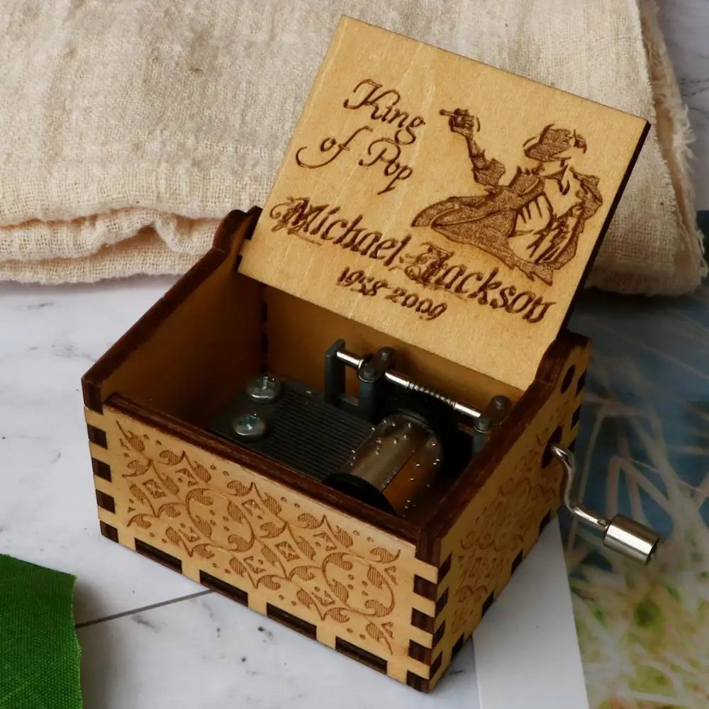 Y-Wooden Classical Musical Box Music Boxes Commemorative Decoration Musical Boxes Birthday Christmas Gift