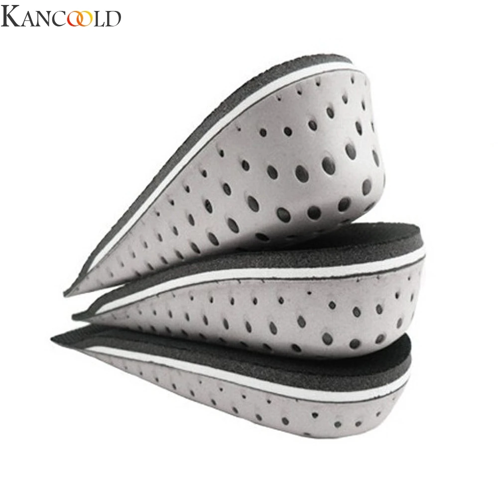 

KANCOOLD 1 Pair Newest Unisex Increasing Orthotics Insole Lift Insert Pad Height Cushion Taller Male Footwear High Insoles