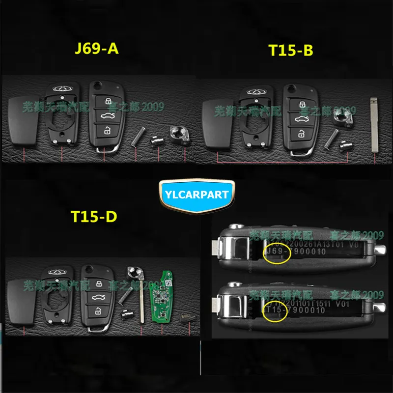 

For Chery Tiggo 2 3x,Tiggo2 Tiggo3x,DR DR3,Car remote key