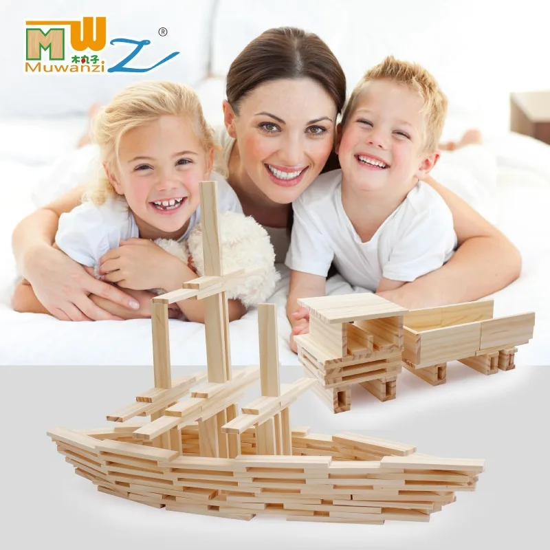 

Versatile Creative Ride Caught the Music Children Building Blocks Toy Baby Wooden Assembling Construction Educational Intelligen