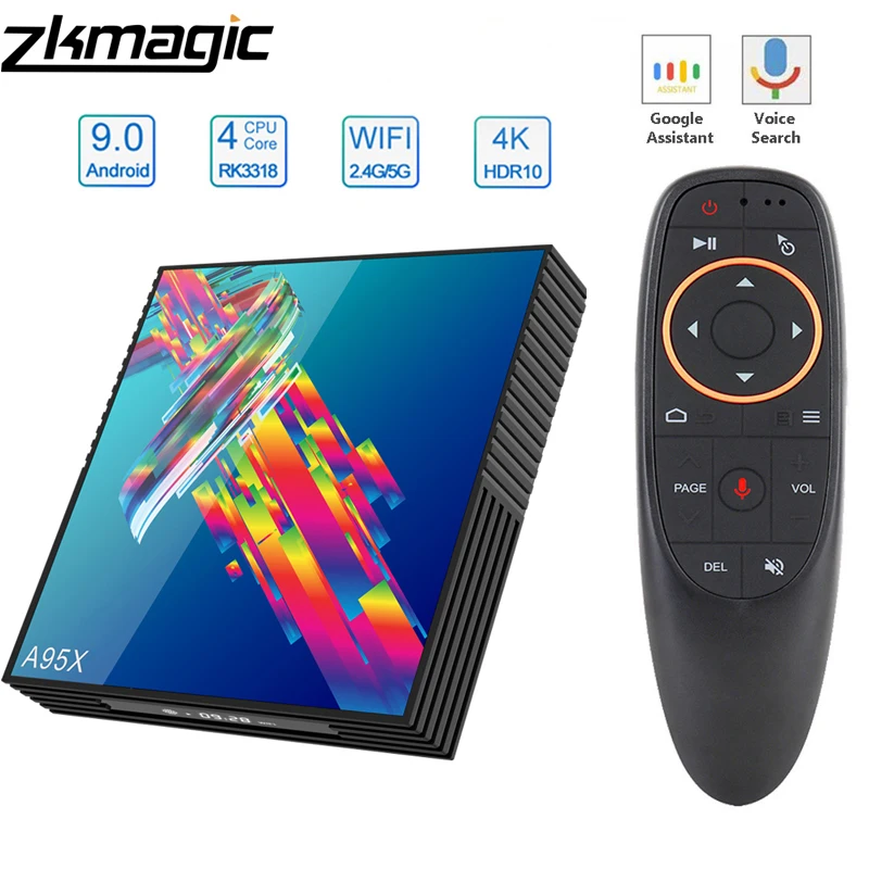 Google tv box android 9 0 H96 MAX Rockchip 4G 16 GB 32 64 Android 2 4/5 0G WiFi Bluetooth 4 K 3D iptv | Электроника