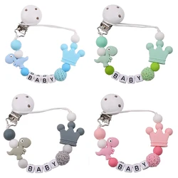 Baby Pacifier Chains Silicone Pacifier Clips Safe Teething Chain Nipple Bracket Holder Chain Baby Teether Chain Baby Gift