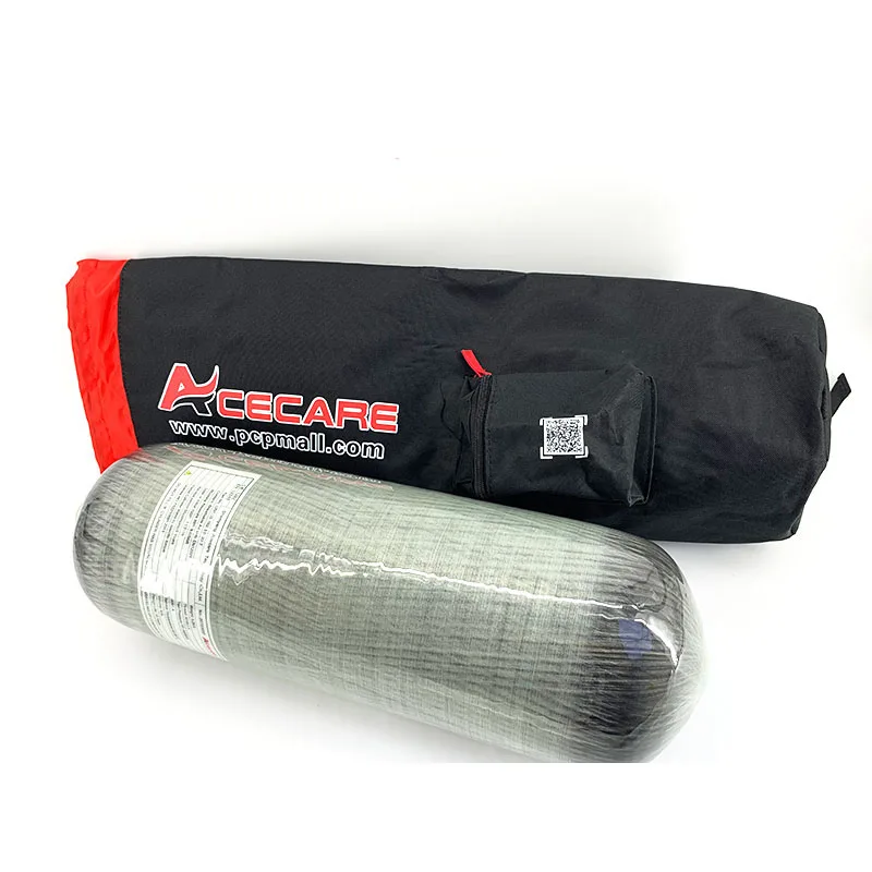 Acecare 3L/6.8L/9L Pcp цилиндрический рюкзак для Pcp баллон для дайвинга воздушный шар для дайвинга Pcp воздушный ружейный рюкзак Hpa угольный резервуар - Цвет: 9L