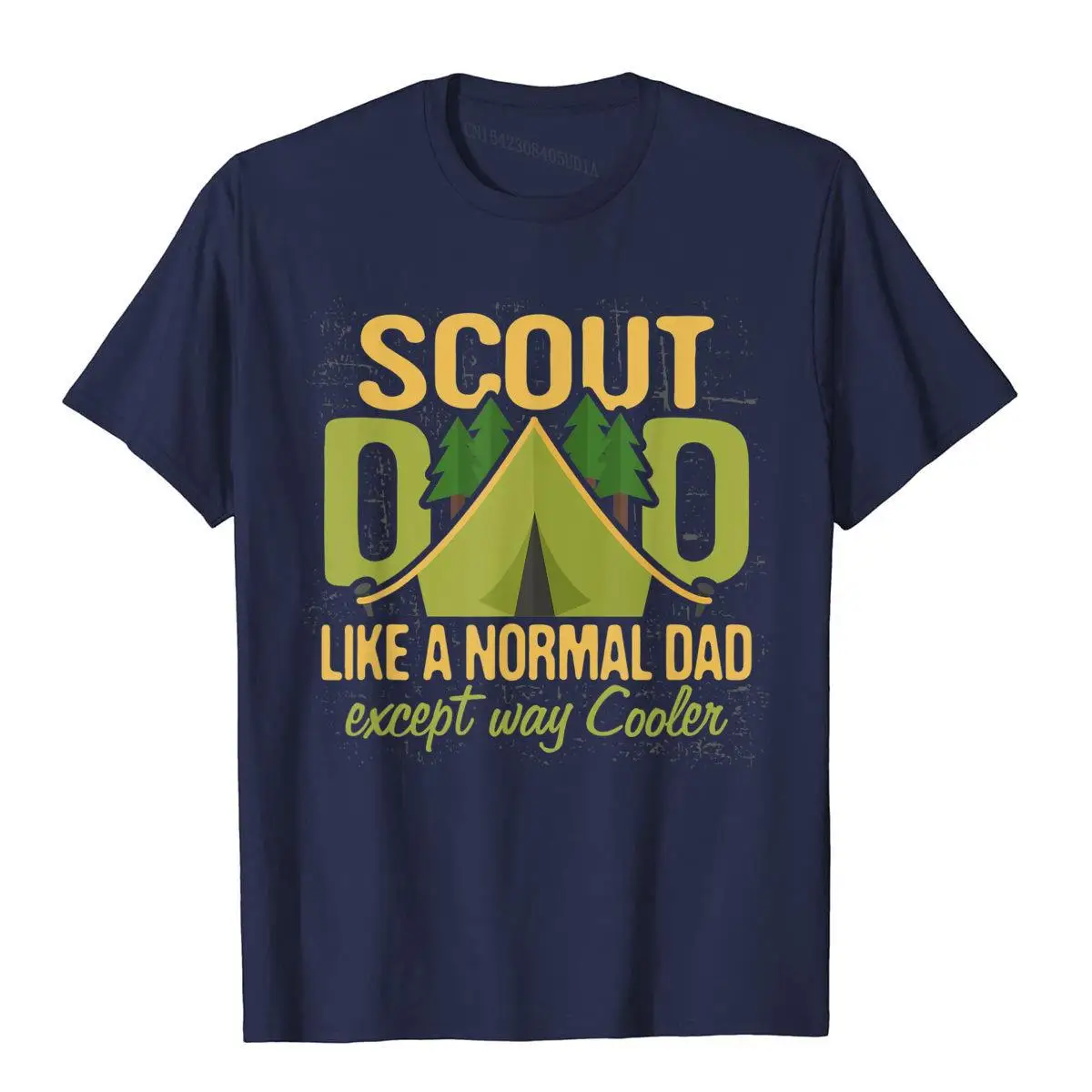 Scout Dad T Shirt Cub Leader Boy Camping Scouting Troop Gift T-Shirt__B12685navy