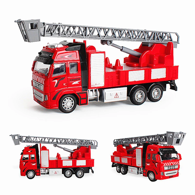 Newlegotoycar 1:50 литой автомобиль серия тягач прицеп мусоровоз пожарная машина