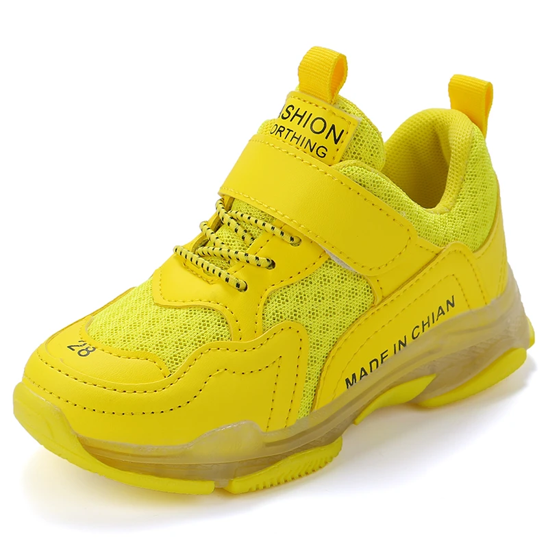 Girls yellow trainers Clearance
