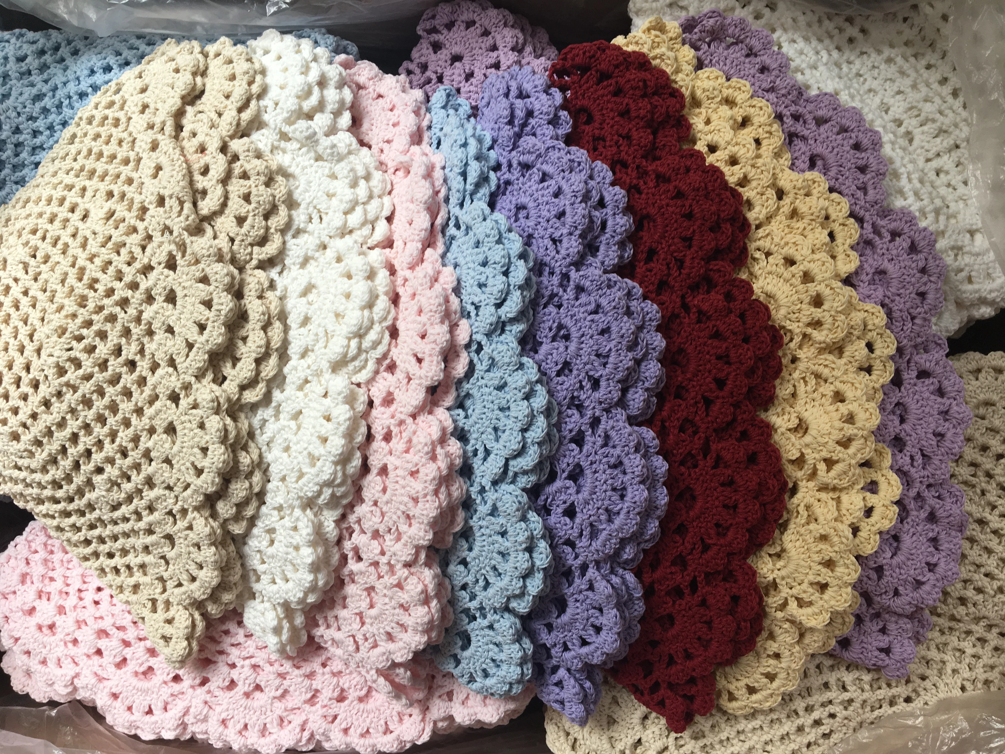 Newborn Lace Floral Layer Posing Fabric Backdrop Crochet Layer Doily Newborn Photography Props Basket Stuffer Layering Piece