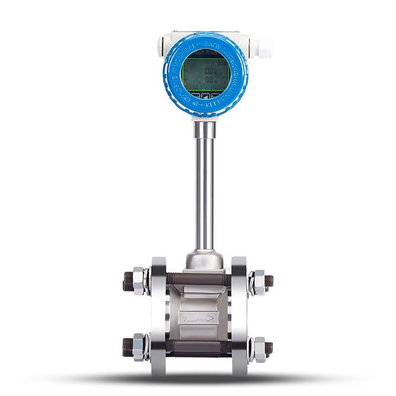 

LUGB vortex flowmeter gas vapor compressed air natural gas steam conduction oil flow sensor digital display