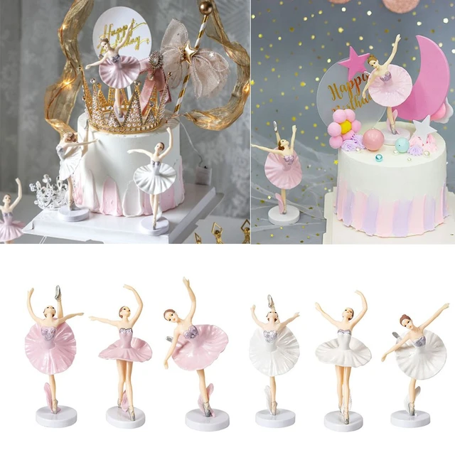 Hot K] 3Pcs Ballet Girls Cake Topper Dancing Girl Doll Decor Wedding Birthday  Cake Decor Baby Shower Party Baking Decoration Girl Toys | Lazada PH