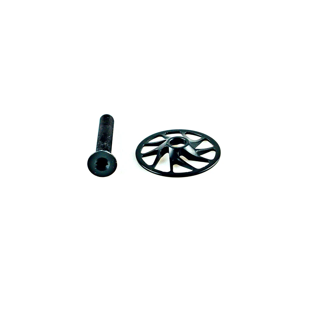 ZRACE-4g-Extremely-lightweight-Bicycle-Stem-Headset-Top-Cap-with-Screw-Headset-Cover-Titanium-alloy-screw (2)