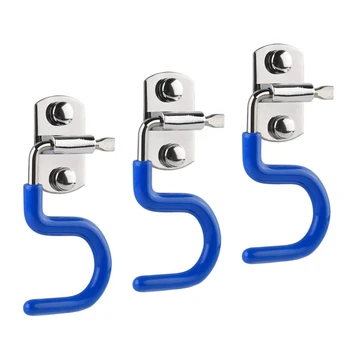 

3 Mop Broom Holder Storage Hooks Wall-Mounted Cleaning Tool Storage Hooks