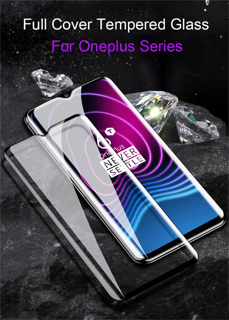 Oneplus 7 Pro закаленное стекло Oneplus 6T 5T 3T 9H полное покрытие Защитное стекло для Oneplus7 Oneplus 6 5 3 Защитная пленка для экрана