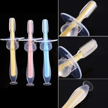 Toothbrush Baby Oral-Care Training Dental Soft-Silicone Kids Children 1PC