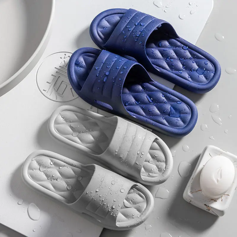 

Household slippers bathroom bathing in summer Slip-proof and odor-resistant home dormitory with soft bottom sandals for boys