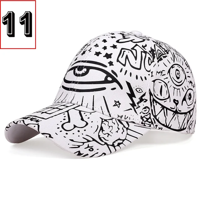 38 Styles Hot Graffiti Baseball Cap Women’s Hat Summer Sun Hat Cotton Men’s Baseball Cap Sports Cap Golf Cap Gorras Hombre 11