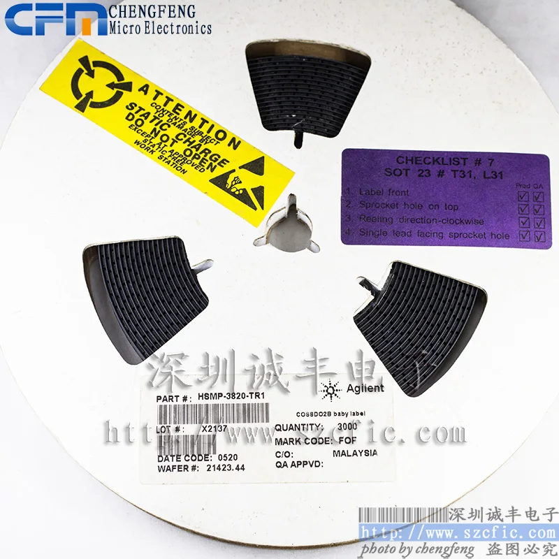 

10pieces HSMP-3820-TR1 HSMP3820 SOT23