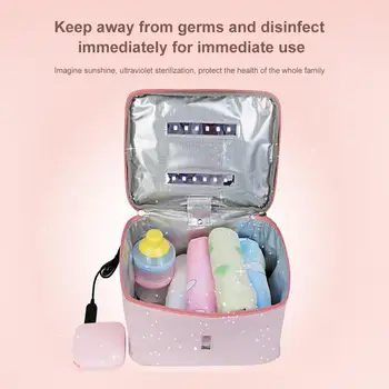 

UV Sterilization Box with USB Cable Multifunctional Convenient for Travelling Sterilizing Any Suitable Volume of Items