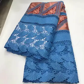

African cord lace fabric with stone latest african laces 2020 high quality milk silk guipure lace nigerian lace fabrics BB5-85