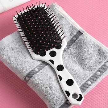 

1 Comb Hair Care Brush Massage Plastic Massage Comb Hair Brush anti-static Essentials Scalp Massage Hairdressing Hair Brush