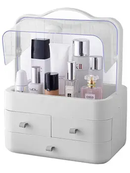 

Cosmetics Boxes Transparent Large Dust Waterproof Laptop Dresser To Protect Skin To Taste Lipstick Shelf