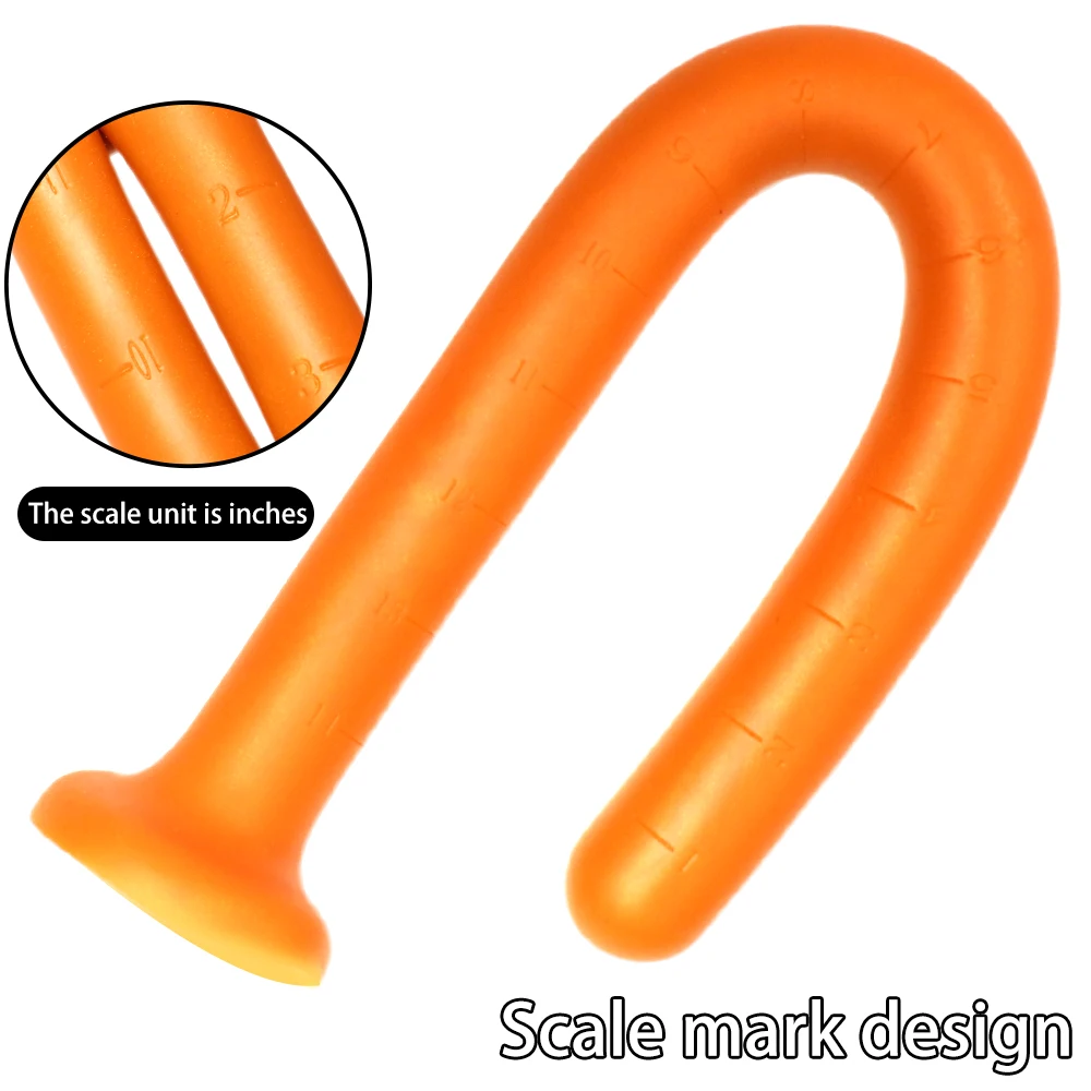Dildo anal en silicone extra long pour massage de la prostate_voghion.com