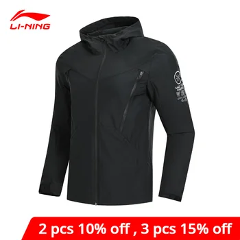 

Li-Ning Men Wade Series Windbreaker 100% Polyester Slim Fit Comfort Hooded Trench li ning LiNing Sports Coat AFDN165 MWP494