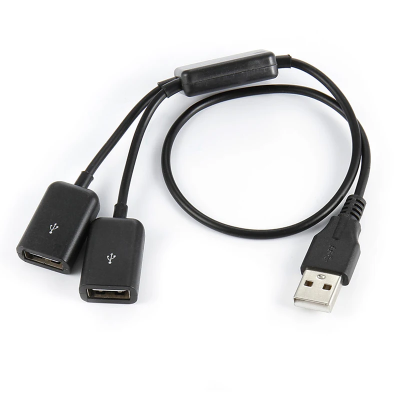 30 см настольный ноутбук Клавиатура Мышь USB2.0 концентратор мужской от 1 до 2 Женский удлинитель Мощность смарт настенный переключатель бесплатно драйвер