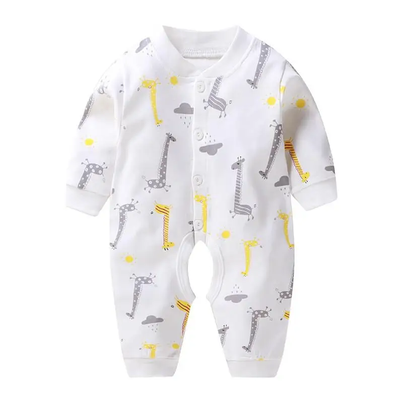 0-1 Year Old Baby Clothing Autumn Long Sleeve Baby Girl Romper New Born Jumpsuit Infant Pajamas Pure Cotton Unisex Baby Onesie bamboo baby bodysuits	 Baby Rompers
