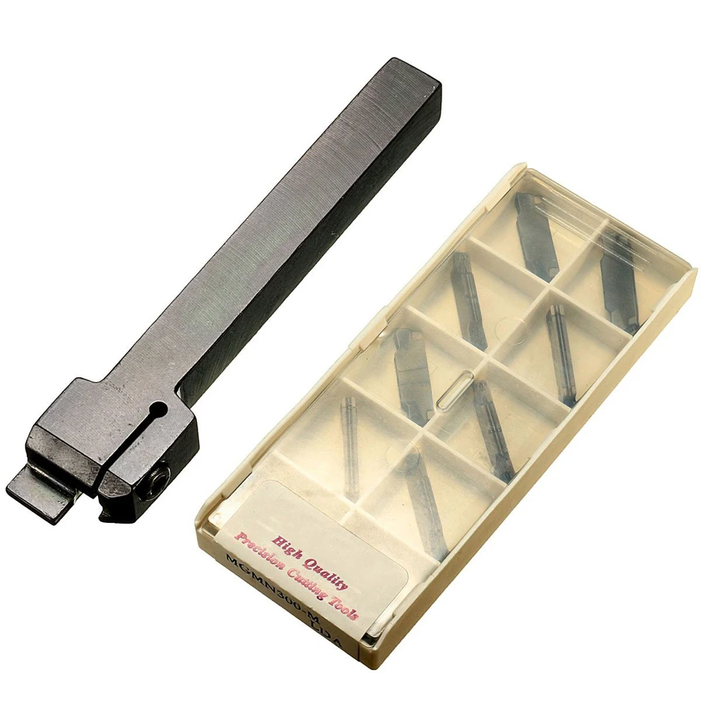 

MGEHR1212-3 External Grooving Tool Holder with Carbide Inserts Lathe Cutter Plate Lathe Turning Parting Tool Set