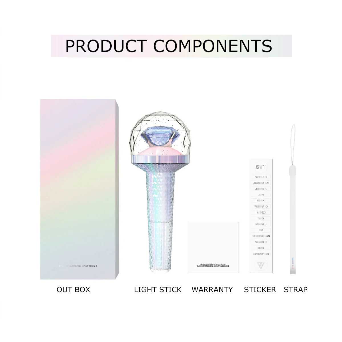 

Hot Luminous Update Ver.2 Light Stick Concert LED Penlight For SEVENTEEN Official Concert Collection Lightstick for Concert