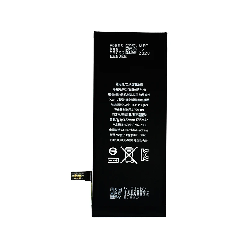 Сменная батарея для телефона EENJEE 10 шт. Iphone 6S 3 8 в 1715 мАч AAA Qlty 0 цикл смартфона