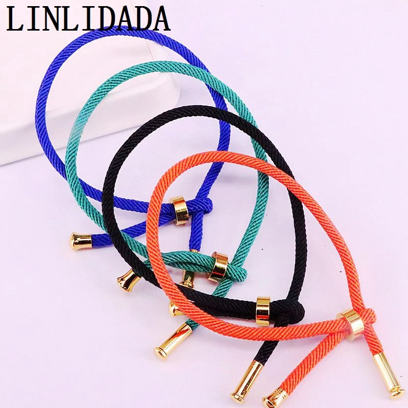 Cordão de Algodão Pulseira de Corda para Fazer Descobertas de Jóias Pces Atacado Multicolorido Encerado Fio 20 5 Cheap Pulseiras