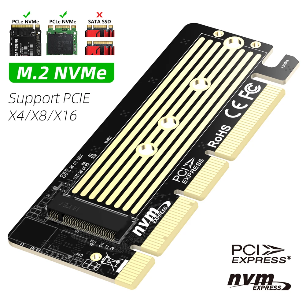 Tanio M.2 PCI-E NVMe SSD na kartę PCIe 3.0 X4/X8/X16