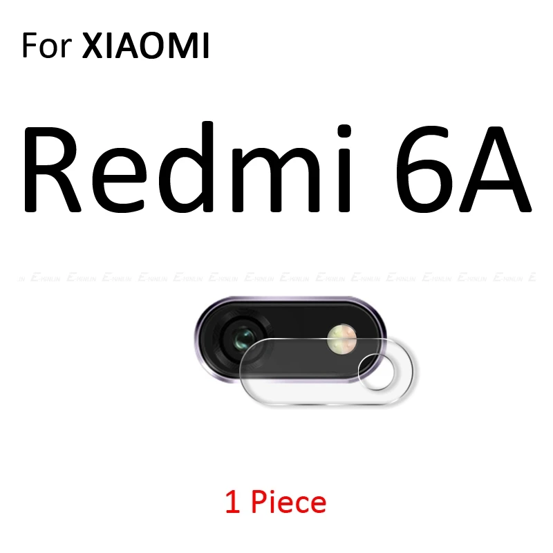 Задняя Камера защитная крышка объектива закаленное Стекло чехол для Xiaomi mi 9 8 до 9 лет A3 A2 Lite Red mi Note 8, 7 6 5 10 Pro 6A S2 mi x Max 3 - Цвет: For Redmi 6A