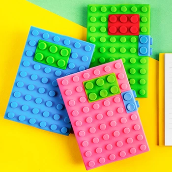 

Creative silicone notepad notebook student stationery cute business soft face horizontal line handbook A6 diary