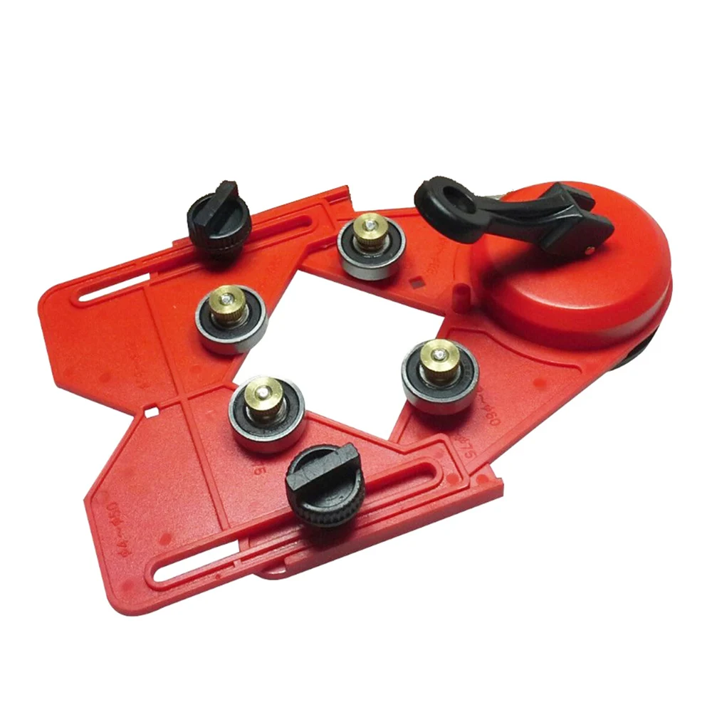 

QWORK Hole Saw Locator Drill Bit Guide Openings Locators Jig Fixture Adjustable Vacuum Sucker Base Range 1/6