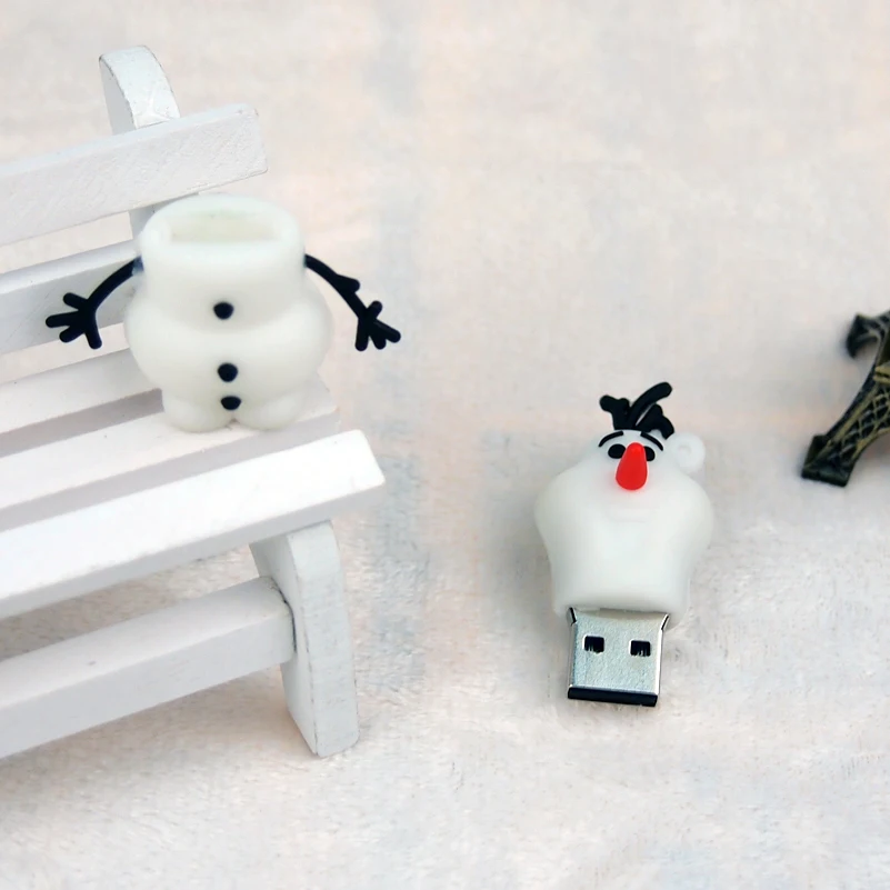 USB флеш накопитель в виде снеговика 4 2 0 ГБ|USB флэш-накопители| |