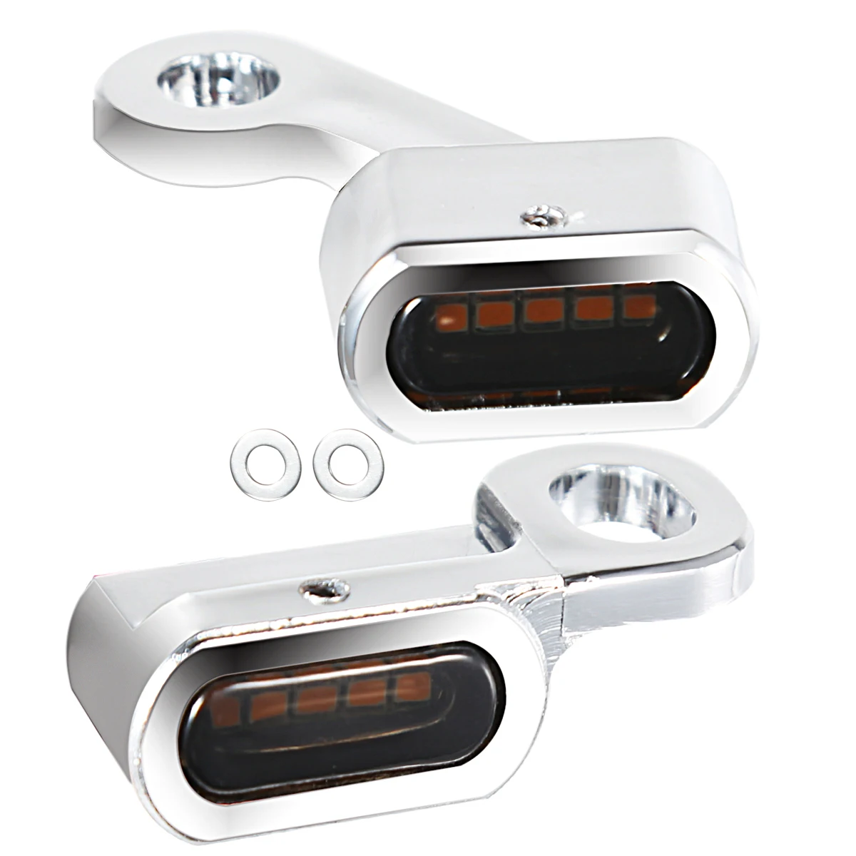 thumbnail image 2 of Motorcycle LED Turn Signal Lights, Compatible With Electra Glide FLHT 2 of 13
