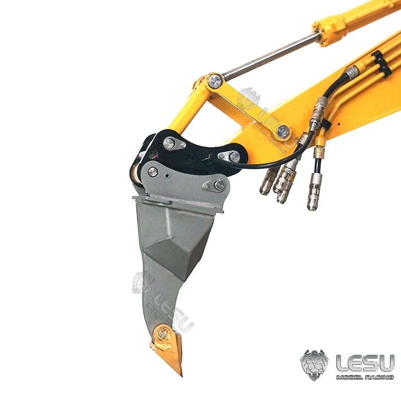 Metal Heavy Ripper Scarifier for 1/14 RC LESU Hydraulic Excavator Komatsu AC360 DIY Model